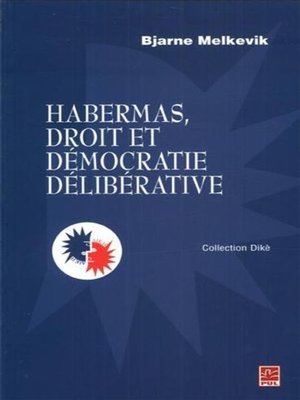 cover image of Habermas, droit et démocratie délibérative